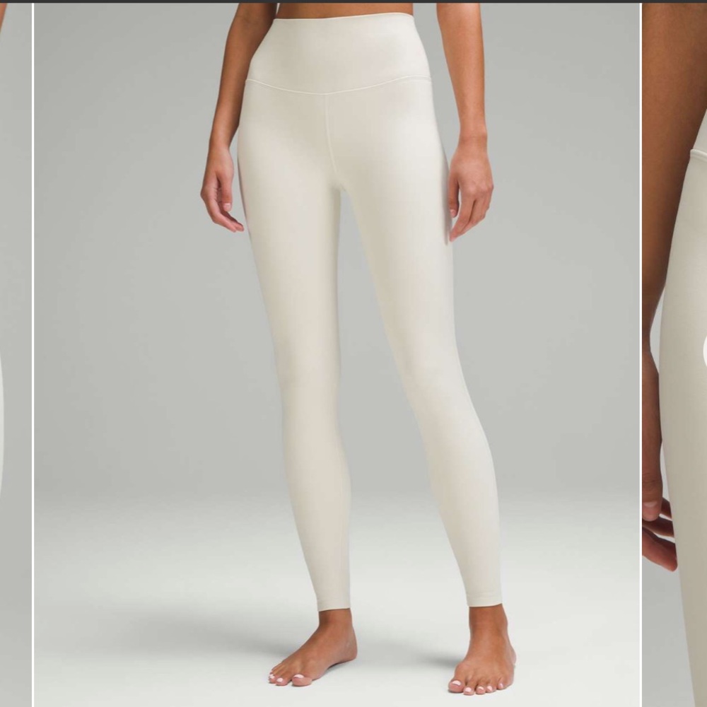 lululemon Align 28" Leggings - Bone - size 4